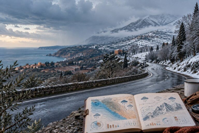 Neve sulla costa e in Appennino: perché la differenza è così netta