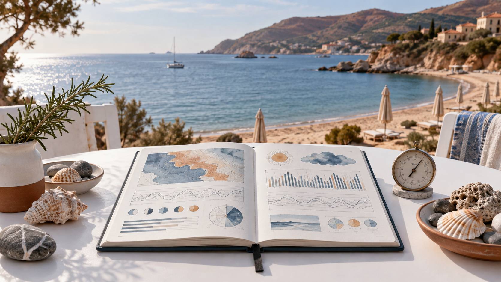 Illustration éditoriale du sujet : Quando andare al mare a Fano: la guida mese per mese